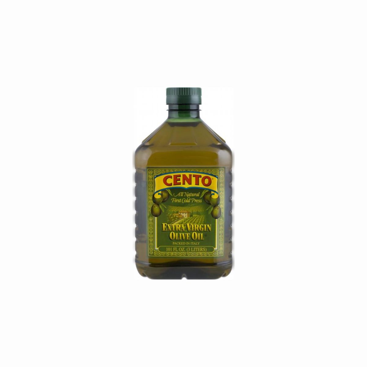 Sentio Oil Cento Imported Extra Virgin Olive Oil Plastic 101 FL OZ - Shop Cento