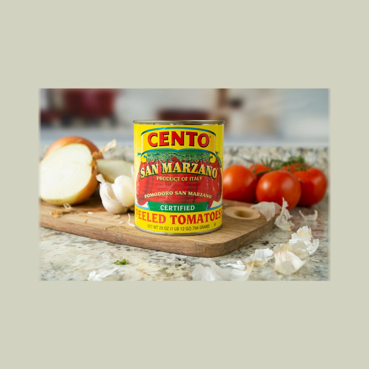 San Marzano DOP Authentic Whole Peeled Plum Tomatoes - 28 oz cans (Pack of  6)