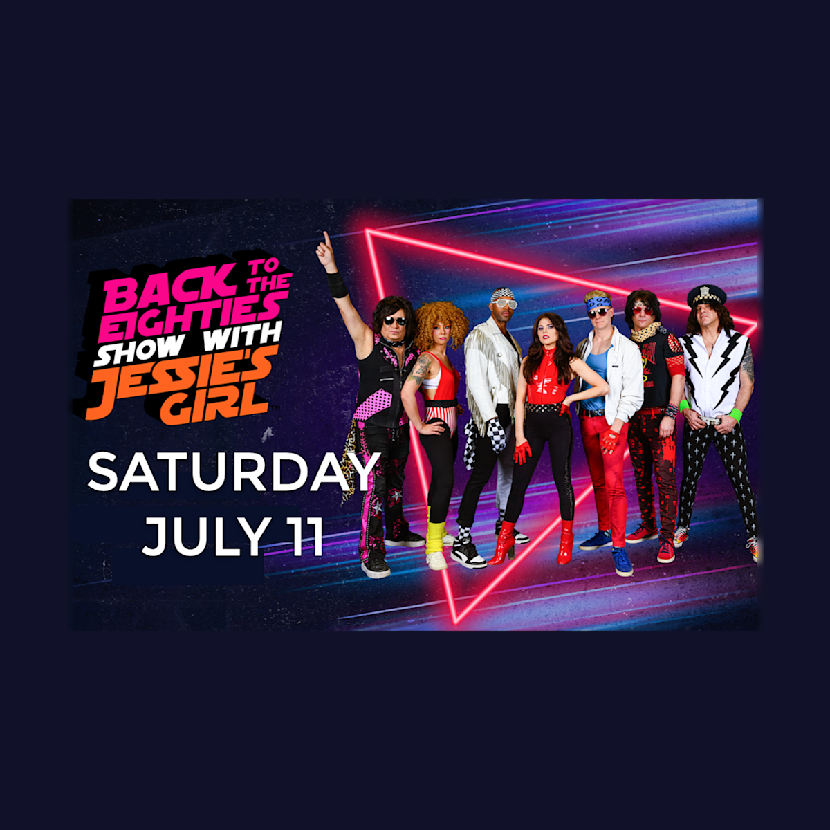Back To The Eighties Show w/ Jessie's Girl – Lowell Summer Music
