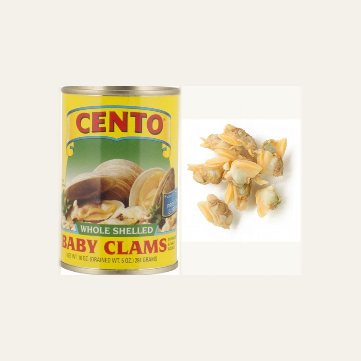 Cento Whole Baby Clams 10 oz - Shop Cento