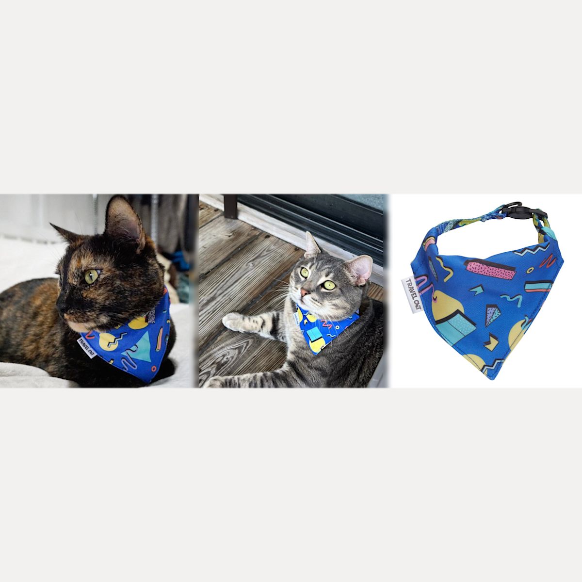 "The 90s Cat" Bandana & Collar