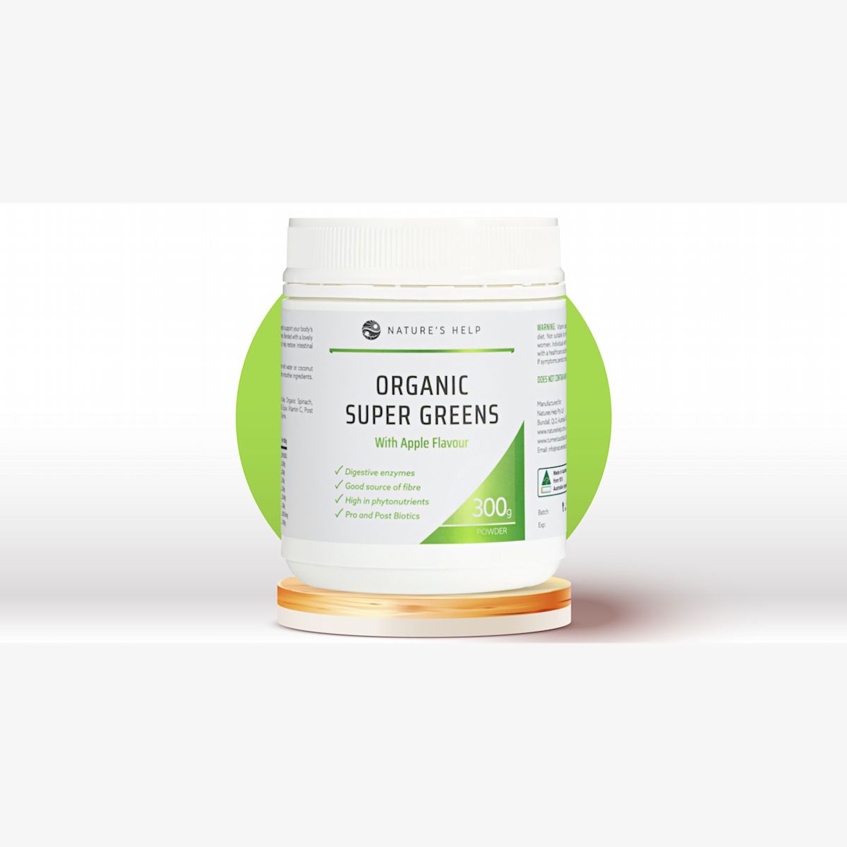 Organic super green on sale powder