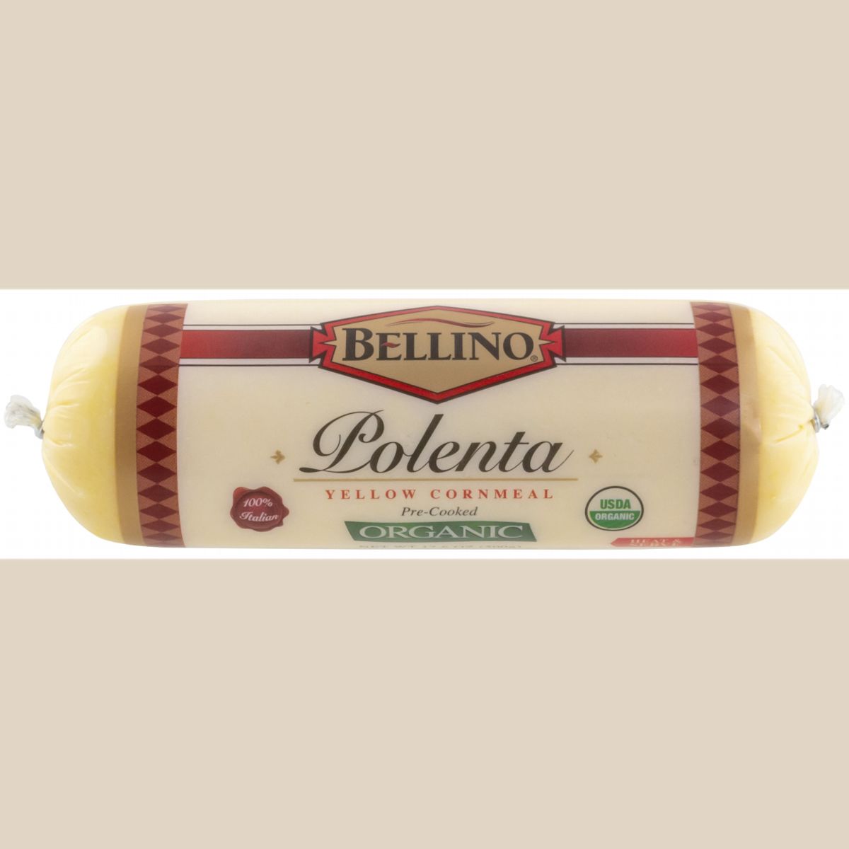 Bellino Organic PreCooked Polenta Tube 17.6 OZ Shop Cento